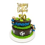 torta sin past balones bolitas topper