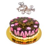 torta sin past topper mama