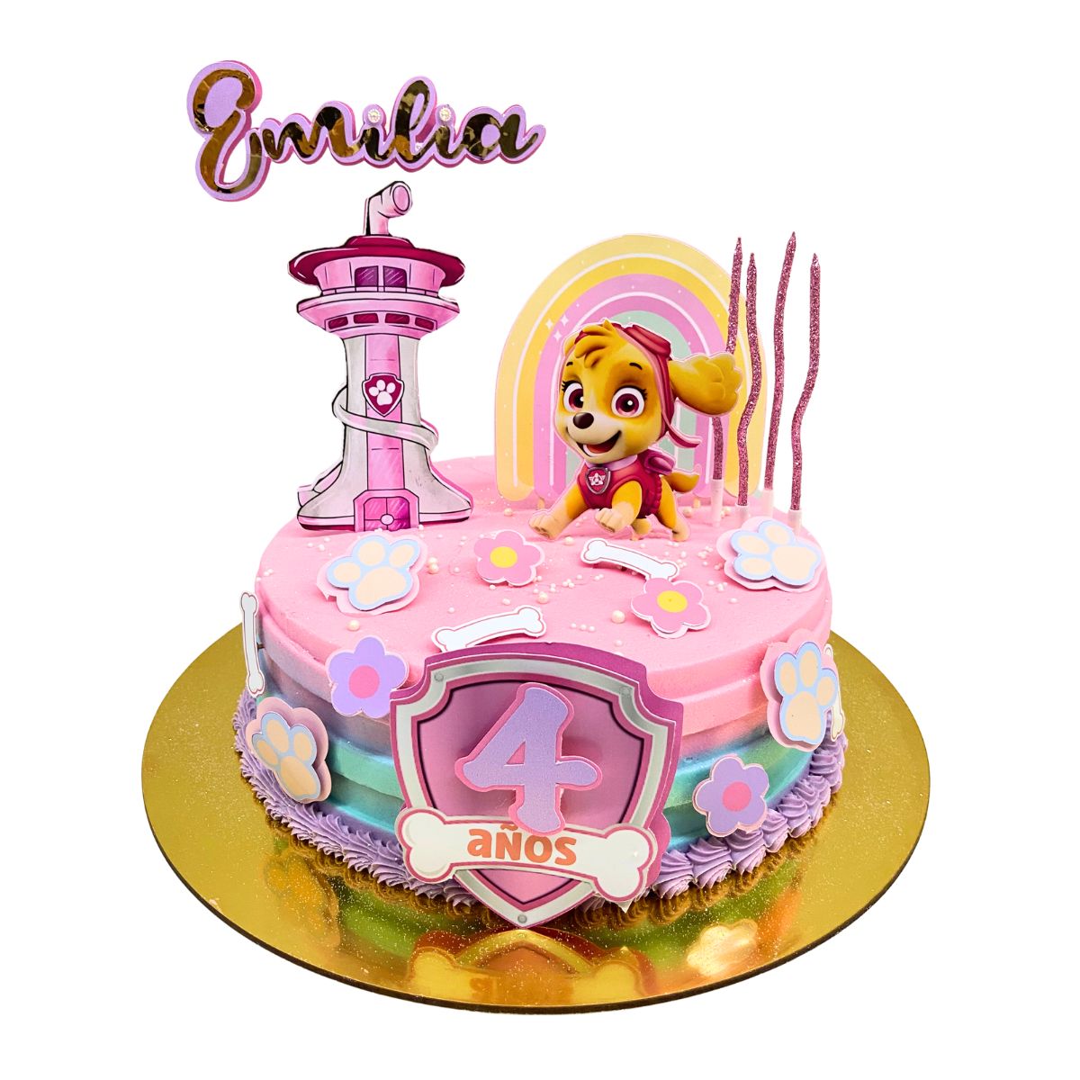 torta skye flores huesitos torta skye flores huesitos