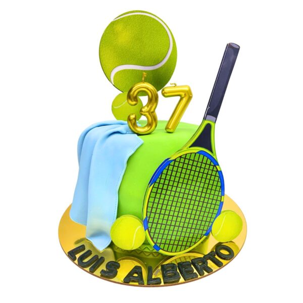 torta tennis raqueta pelotas