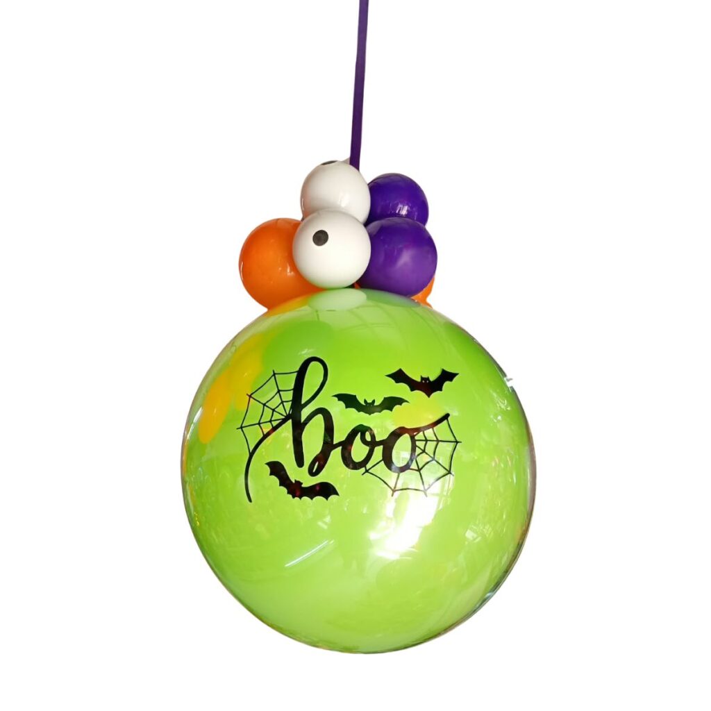 globo encapsulado halloween