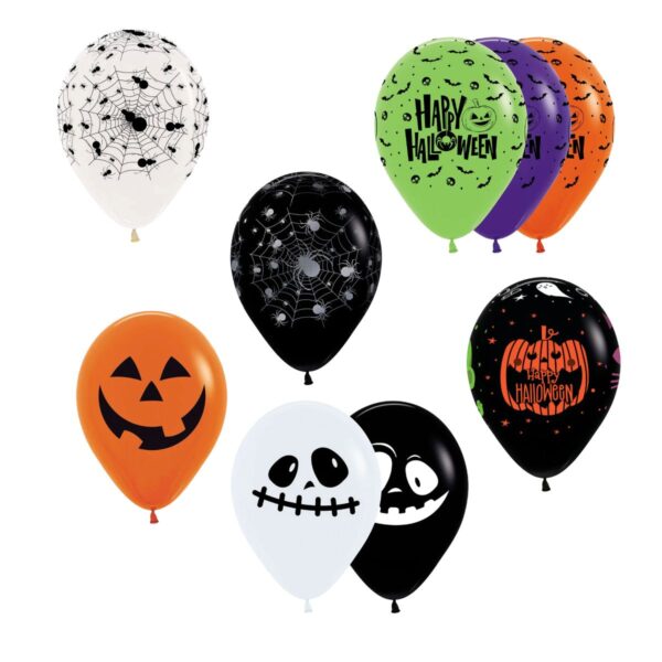 globos halloween latex