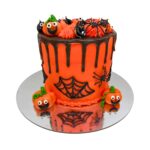 torta calabazas arañas